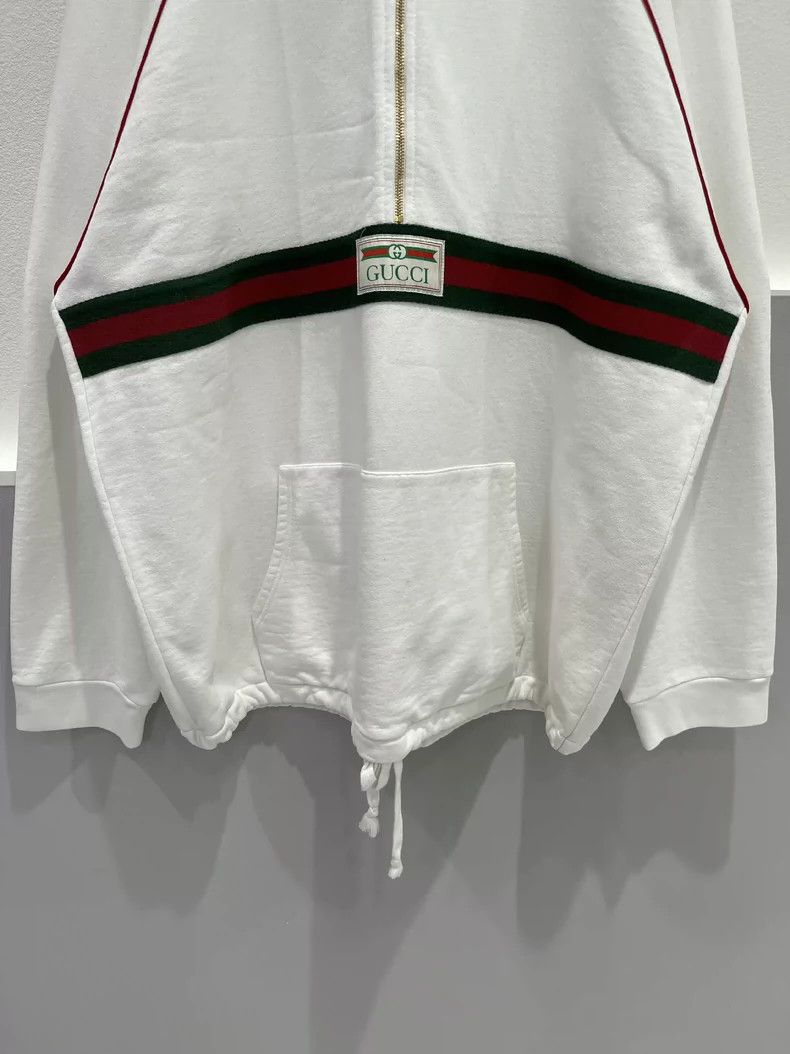 Gucci Gucci Half-Zip Hoodie Sweatshirt-dmc Size US XXL / EU 58 / 5 - 4 Thumbnail