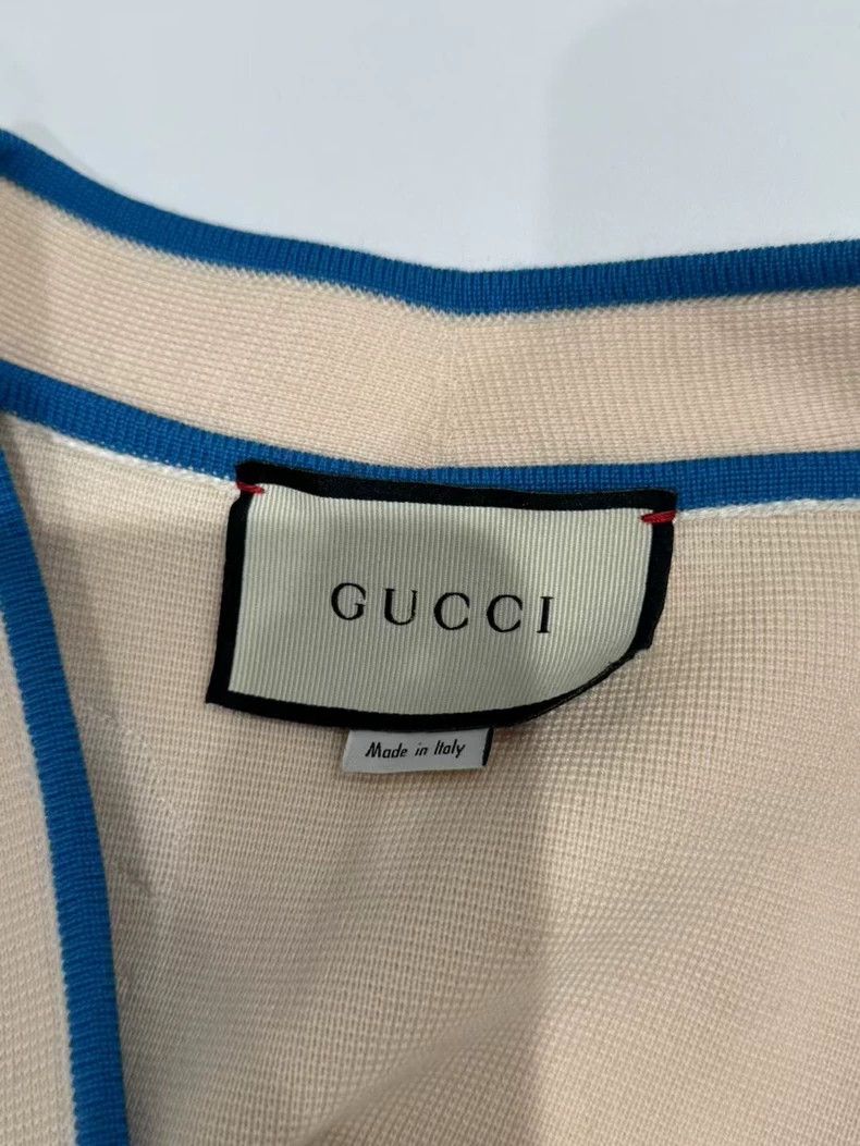 Gucci Gucci Cardigan with Blue Stripes-dmc Size US M / EU 48-50 / 2 - 5 Thumbnail