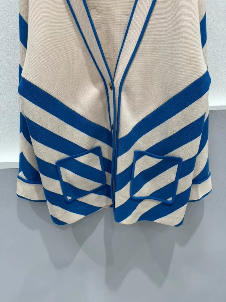 Gucci Gucci Cardigan with Blue Stripes-dmc Size US M / EU 48-50 / 2 - 4 Thumbnail