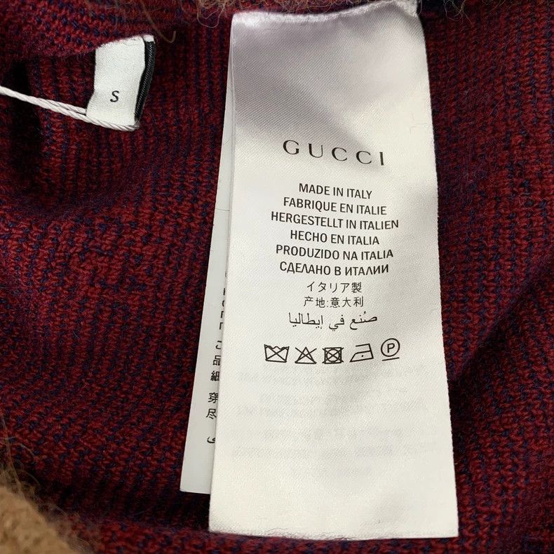 Gucci Gucci Logo Knit Sweater Long Sleeve Blue-dmc Size US S / EU 44-46 / 1 - 6 Thumbnail