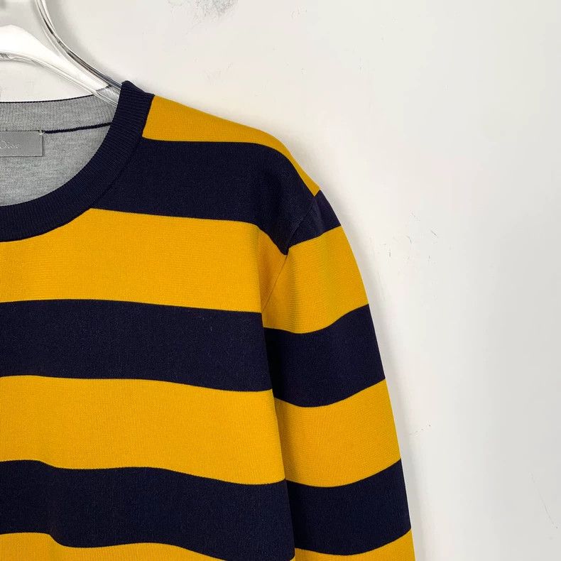 Dior Striped Cotton Crew Neck Sweatshirt-dmc Size US XL / EU 56 / 4 - 3 Thumbnail