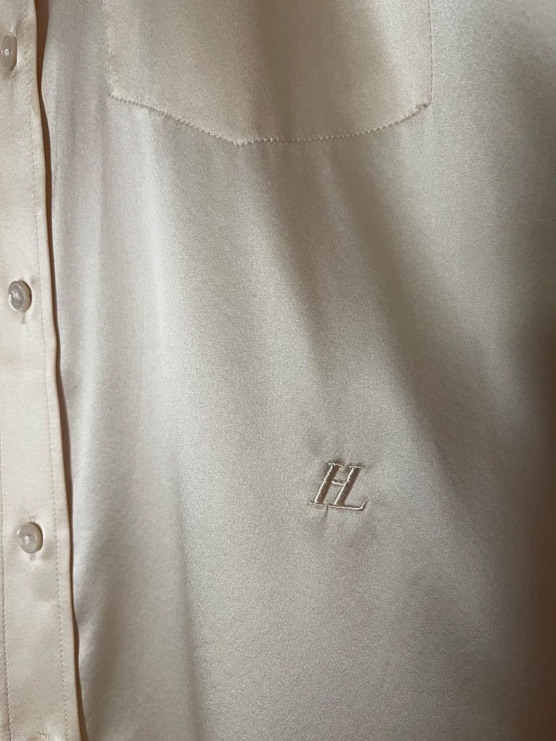 Helmut Lang Helmut Lang Silk Shirt in Champagne Color-dmc Size US M / EU 48-50 / 2 - 3 Thumbnail