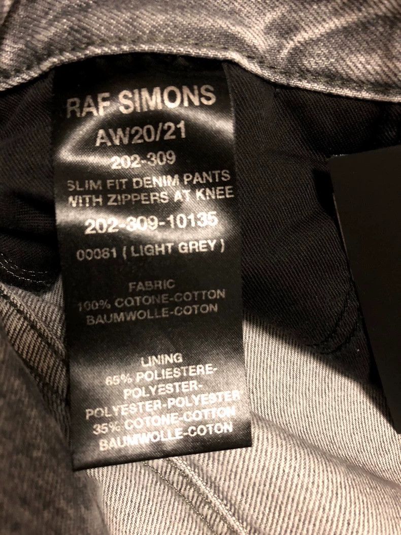 Raf Simons Raf Simons Gray Zip Jeans-dmc Size US 29 - 7 Thumbnail