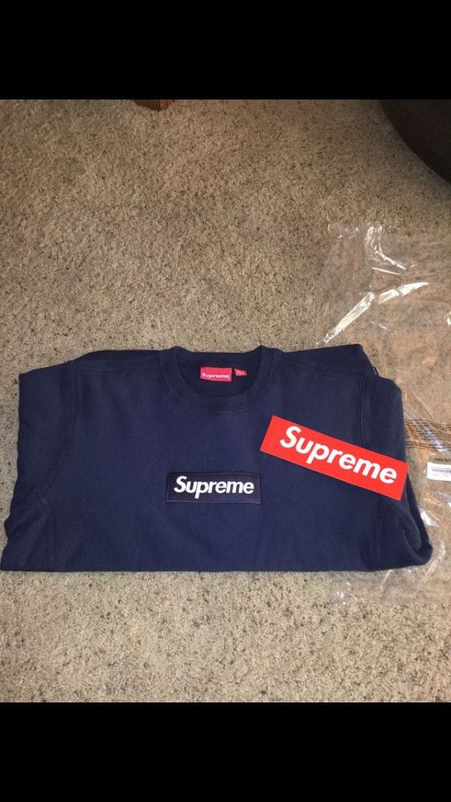 Logo Crewneck Box Tops Supreme Logo Crewneck Box Tops Supreme