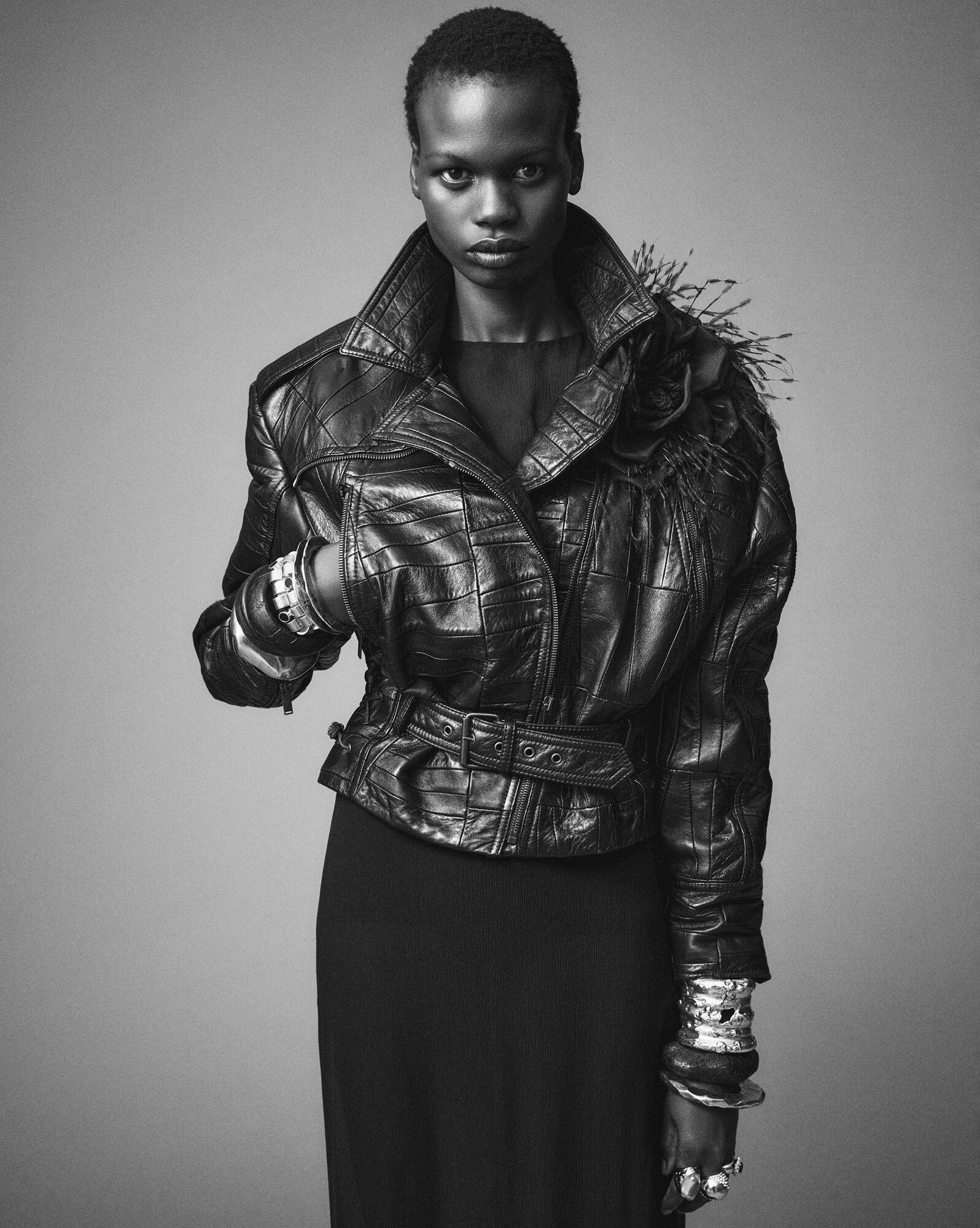 Saint Laurent Paris Biker Jacket In Lambskin Size S / US 4 / IT 40 - 3 Thumbnail