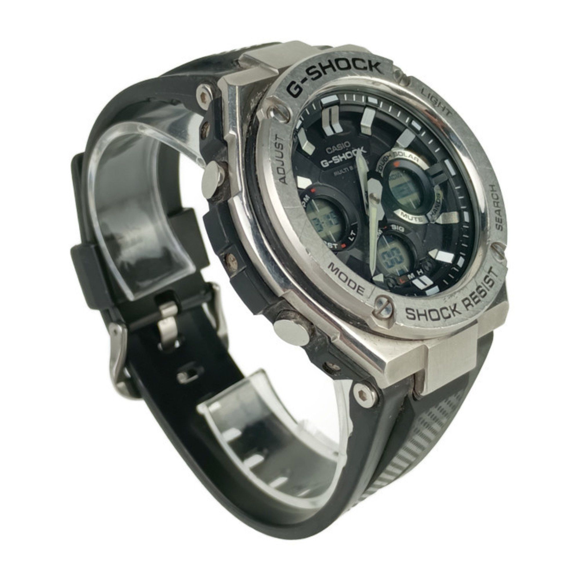 Casio Casio Watch Mid Size Series GST-W310-1AJF Silver Black Stainless Steel Resin Men's Analog Digital Solar Radio Size ONE SIZE - 3 Thumbnail