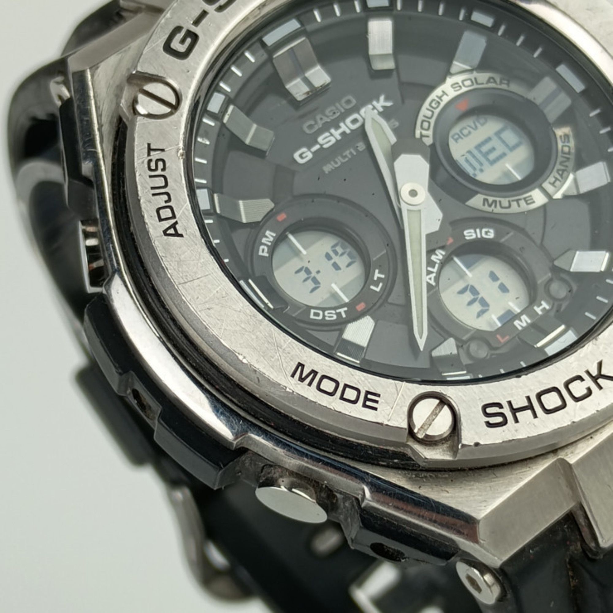 Casio Casio Watch Mid Size Series GST-W310-1AJF Silver Black Stainless Steel Resin Men's Analog Digital Solar Radio Size ONE SIZE - 5 Thumbnail