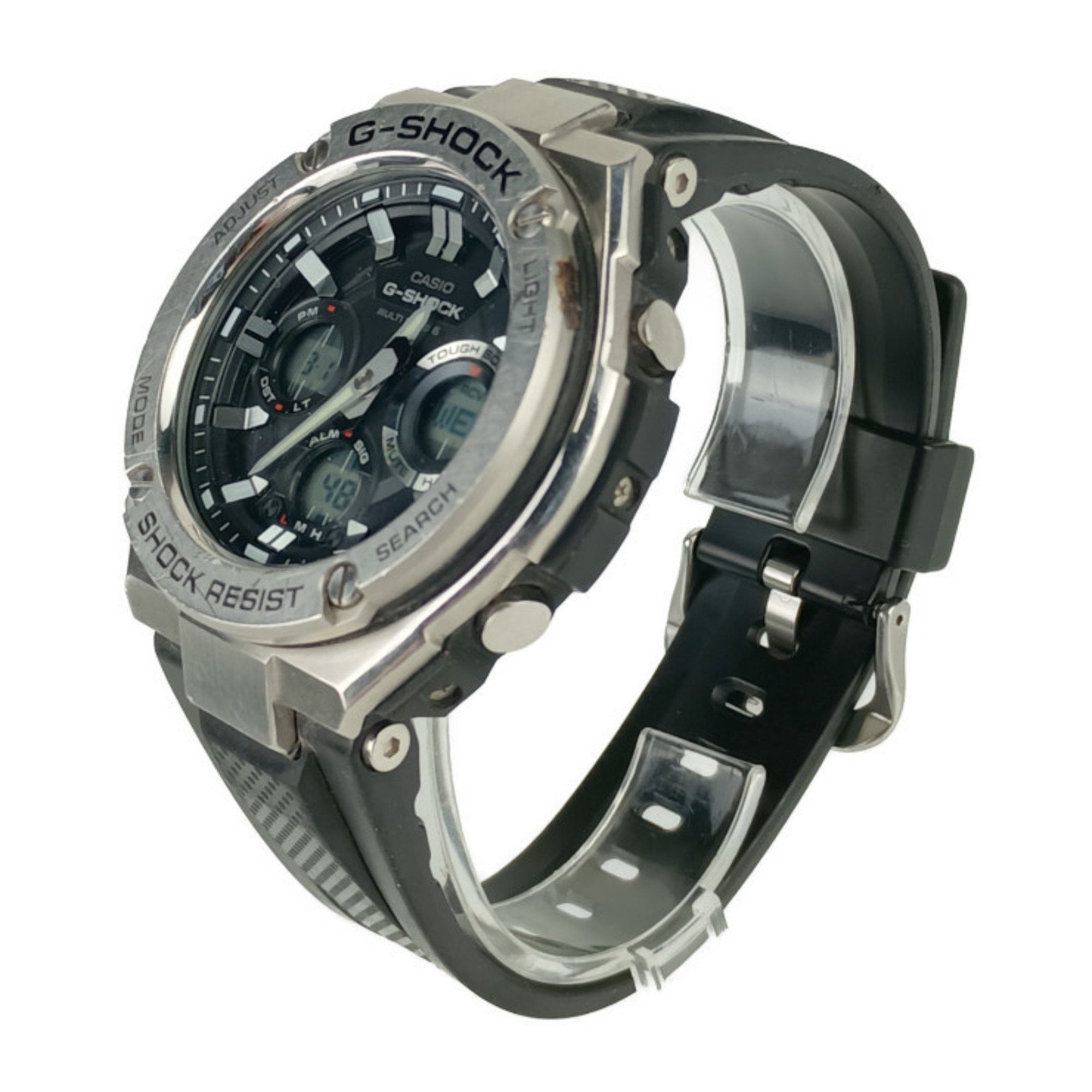 Casio Casio Watch Mid Size Series GST-W310-1AJF Silver Black Stainless Steel Resin Men's Analog Digital Solar Radio Size ONE SIZE - 2 Thumbnail