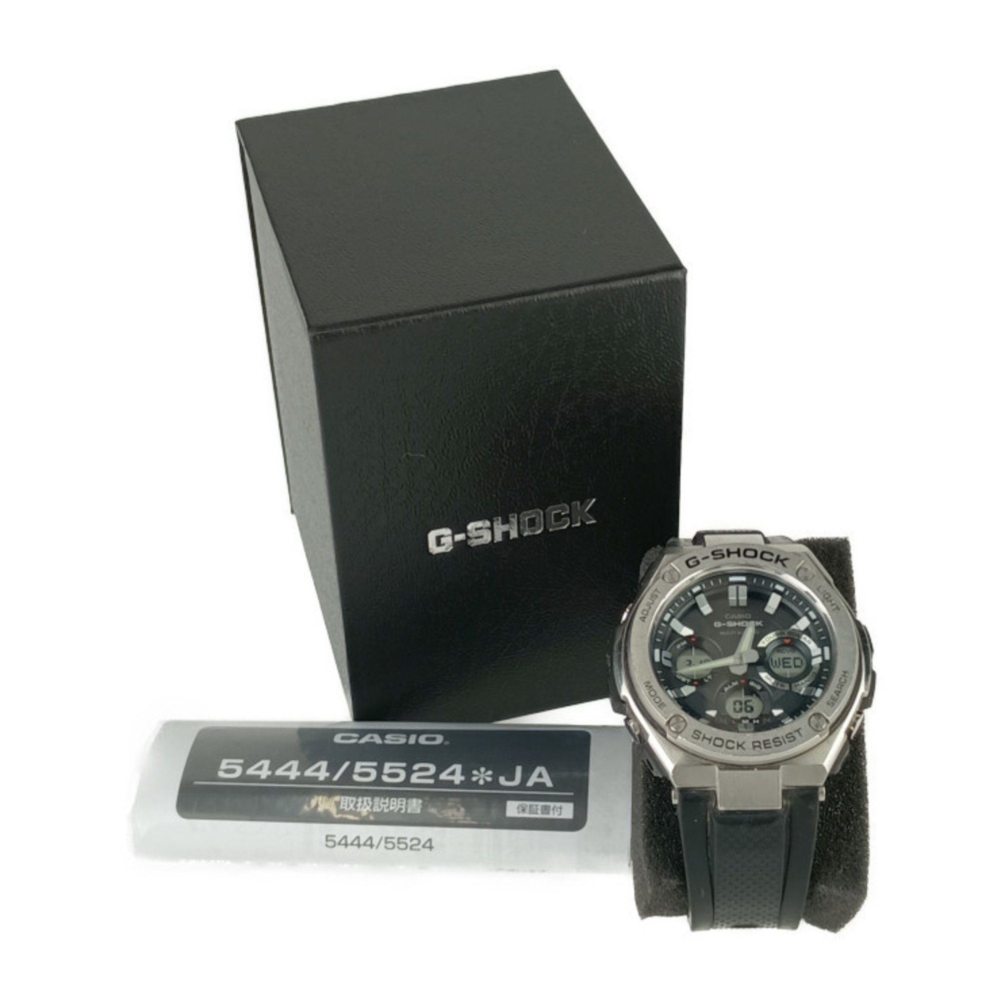 Casio Casio Watch Mid Size Series GST-W310-1AJF Silver Black Stainless Steel Resin Men's Analog Digital Solar Radio Size ONE SIZE - 10 Thumbnail