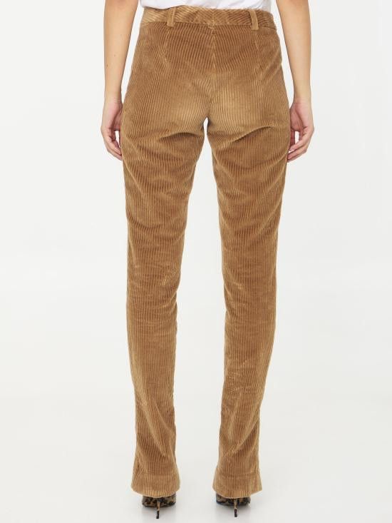 Dolce & Gabbana DOLCE & GABBANA Women Straight Pants FTCX6T BEIGE Size 28" / US 6 / IT 42 - 4 Thumbnail