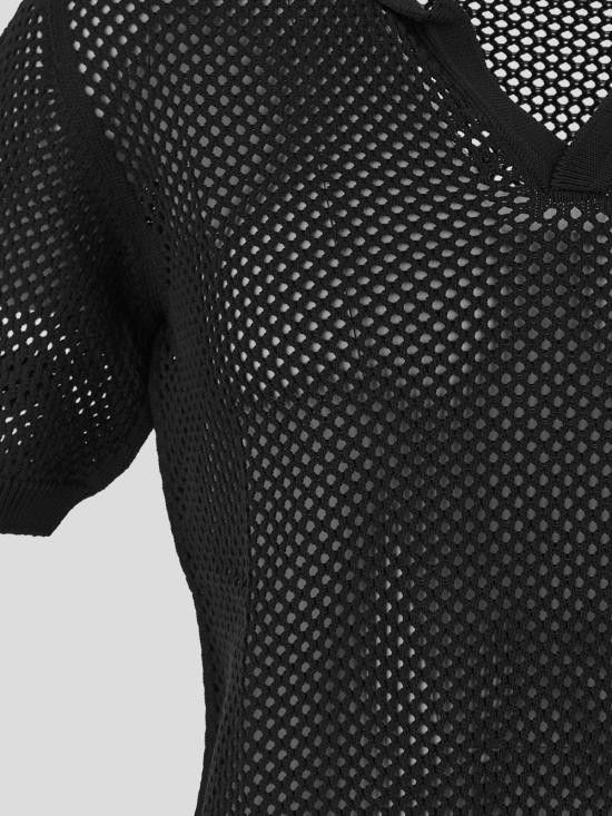Laneus LANEUS Men Sweater S5LAUAKP113 110 Black Size US M / EU 48-50 / 2 - 3 Thumbnail