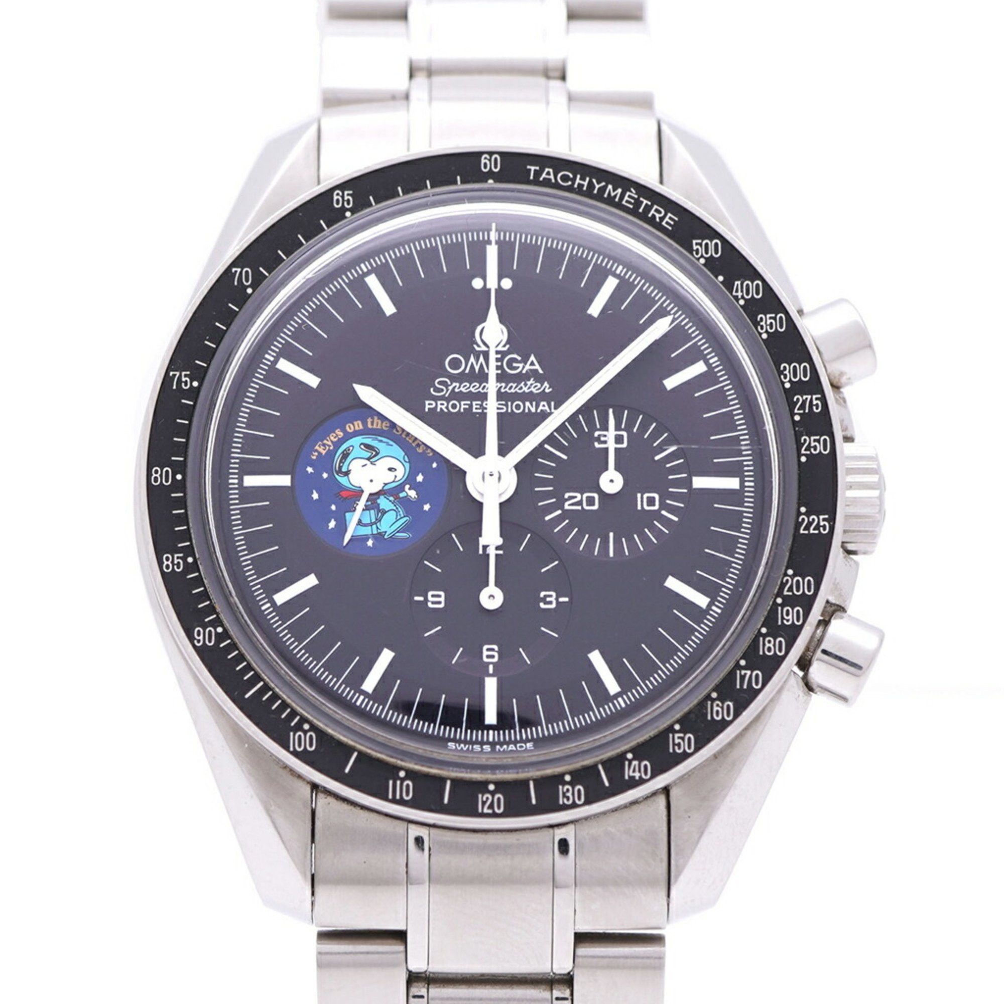 Omega OMEGA Speedmaster Snoopy Award Limited to 5,441 pieces worldwide Hand-wound watch Black dial 1144-12OMEGA Men's Size ONE SIZE - 2 Thumbnail