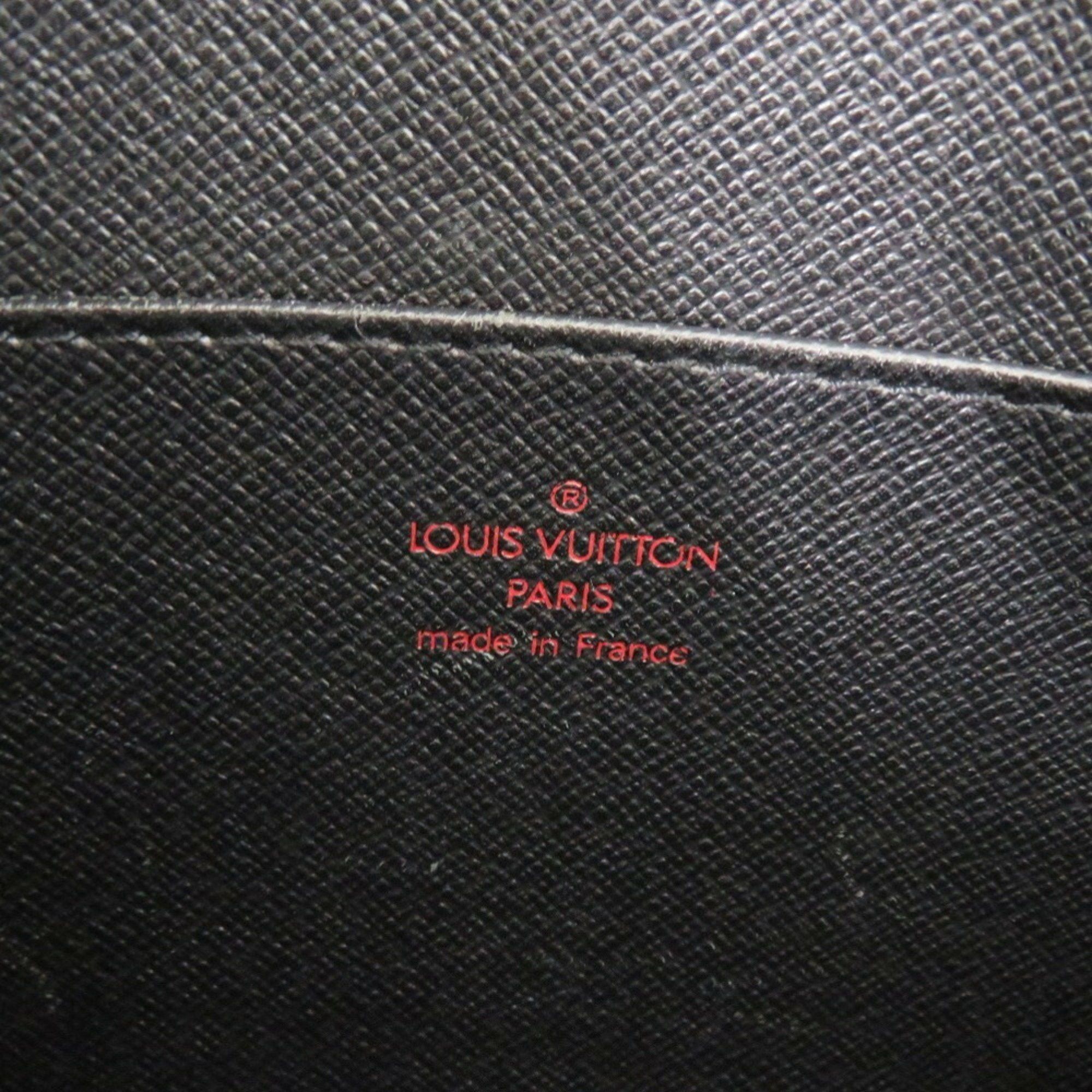 Louis Vuitton Louis Vuitton Pochette Homme Epi M52522 Leather Noir Clutch Bag Second 0454LOUIS VUITTON Men's Size ONE SIZE - 7 Thumbnail