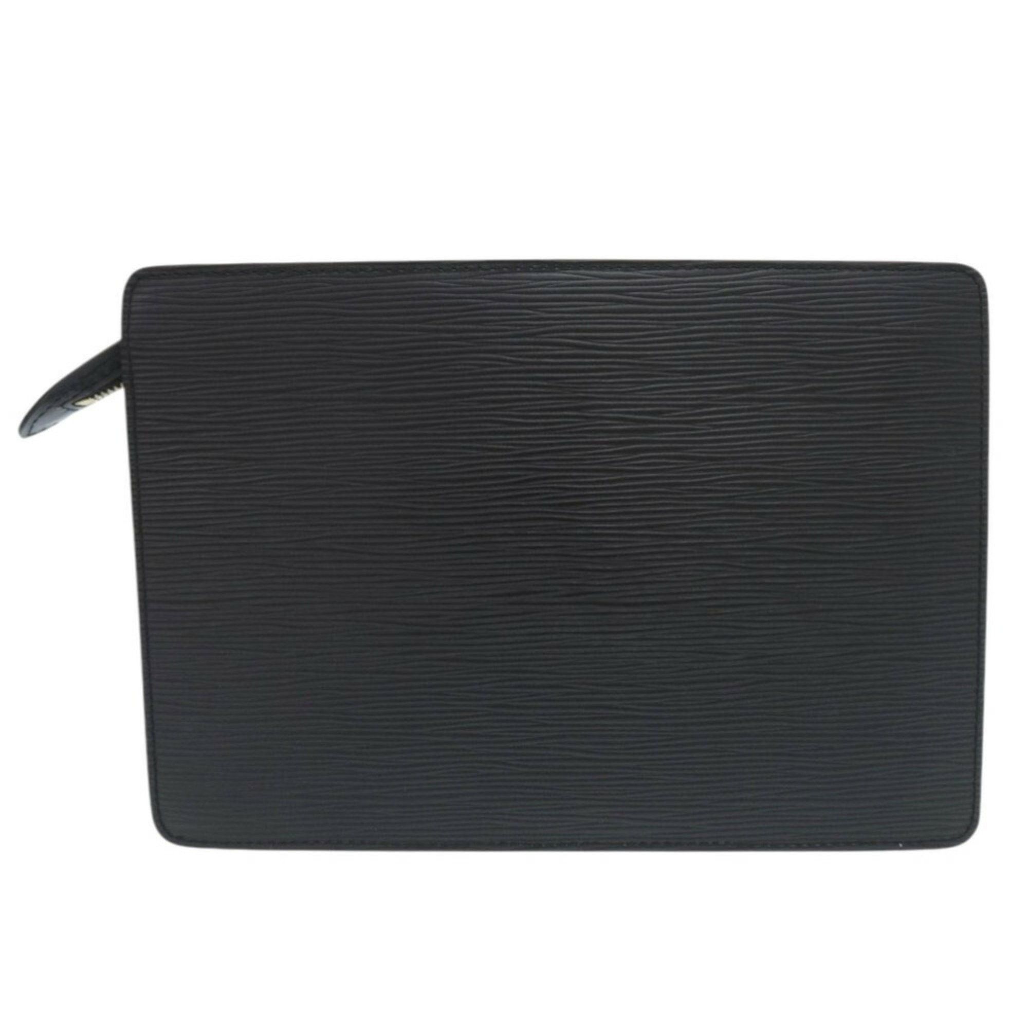 Louis Vuitton Louis Vuitton Pochette Homme Epi M52522 Leather Noir Clutch Bag Second 0454LOUIS VUITTON Men's Size ONE SIZE - 3 Thumbnail