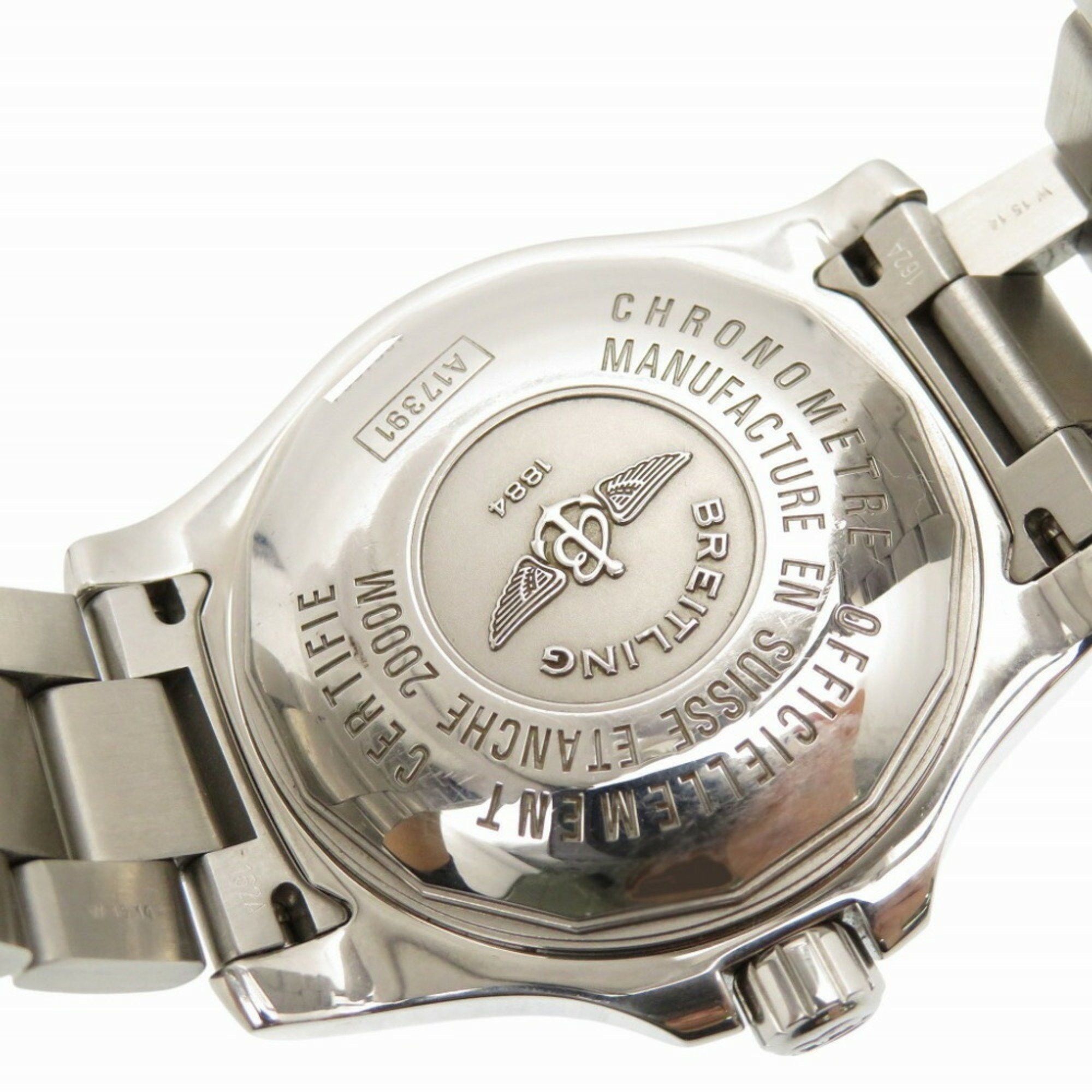 Breitling Breitling Superocean 44 A17391 Automatic Watch Stainless Steel Black Dial 0129BREITLING Men's Size ONE SIZE - 8 Thumbnail