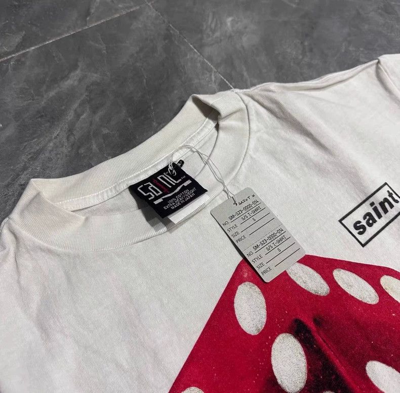Saint Michael Saint Michael Red Dice Graphic T-Shirt-dmc Size US S / EU 44-46 / 1 - 3 Thumbnail