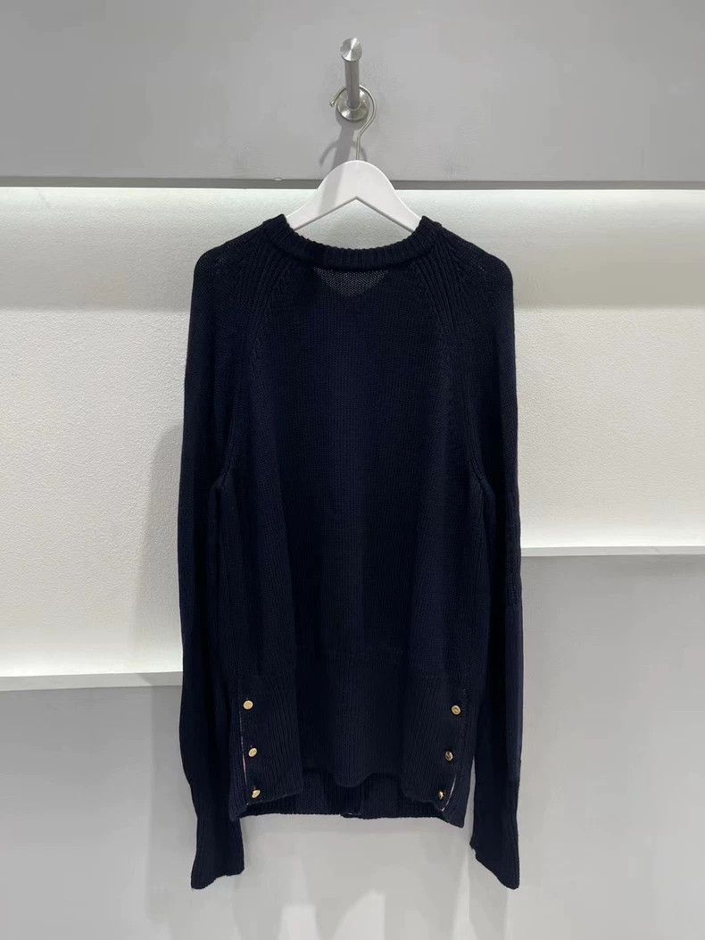 Thom Browne Thom Browne Deep Blue Cardigan Sweater-dmc Size US M / EU 48-50 / 2 - 2 Thumbnail