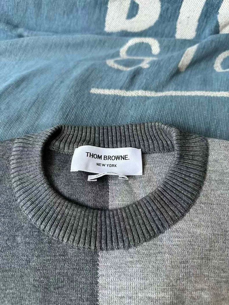 Thom Browne Gray Wool Pullover Sweater-dmc Size US S / EU 44-46 / 1 - 3 Thumbnail
