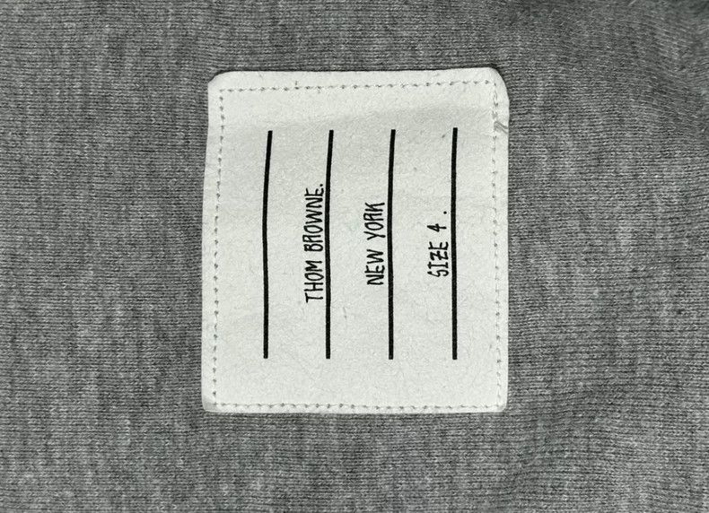 Thom Browne Thom Browne Gray Sweatshirt with Stripes-dmc Size US L / EU 52-54 / 3 - 2 Thumbnail