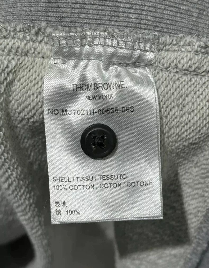 Thom Browne Thom Browne Gray Sweatshirt with Stripes-dmc Size US L / EU 52-54 / 3 - 4 Thumbnail