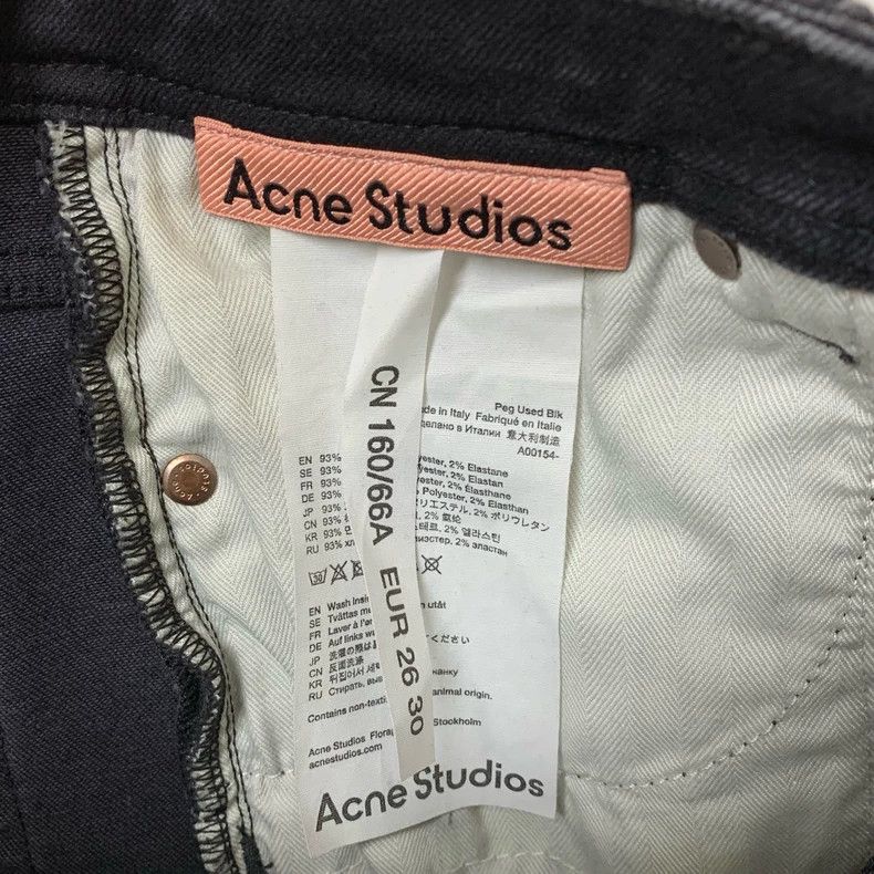 Acne Studios Acne Studios Black Denim Pants for Sale-dmc Size US 30 / EU 46 - 3 Thumbnail