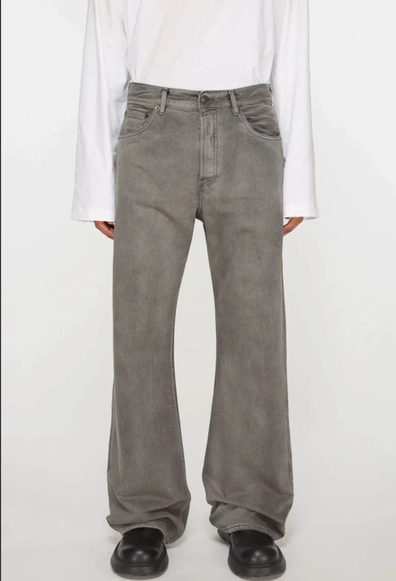 Acne Studios Acne Studios Gray Wide Legged Pants-dmc Size US 32 / EU 48 - 7 Thumbnail