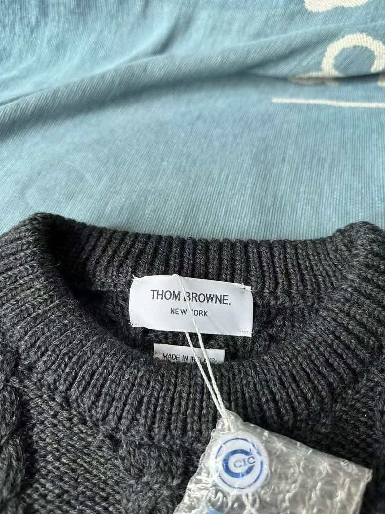 Thom Browne Thom Browne Cable Knit Sweater-dmc Size US M / EU 48-50 / 2 - 2 Thumbnail