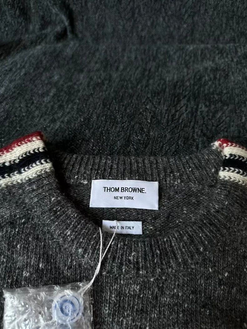 Thom Browne Thom Browne Striped Snowflake Sweater-dmc Size US M / EU 48-50 / 2 - 2 Thumbnail