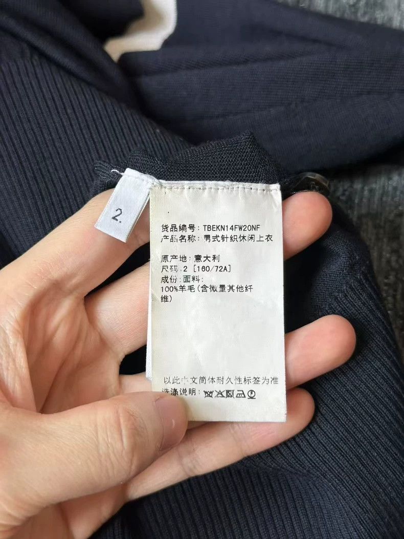 Thom Browne Blue Wool Knitted Sweater by Thom Browne-dmc Size US M / EU 48-50 / 2 - 3 Thumbnail