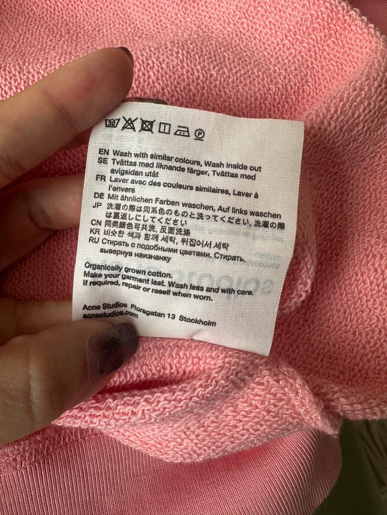 Acne Studios Pink Acne Studios Men’s Hoodie-dmc Size US M / EU 48-50 / 2 - 5 Thumbnail