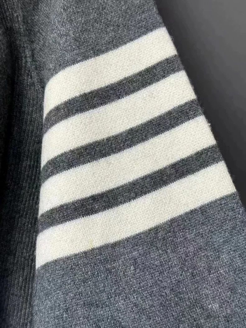 Thom Browne Thom Browne Gray Cashmere Sweater-dmc Size US M / EU 48-50 / 2 - 5 Thumbnail