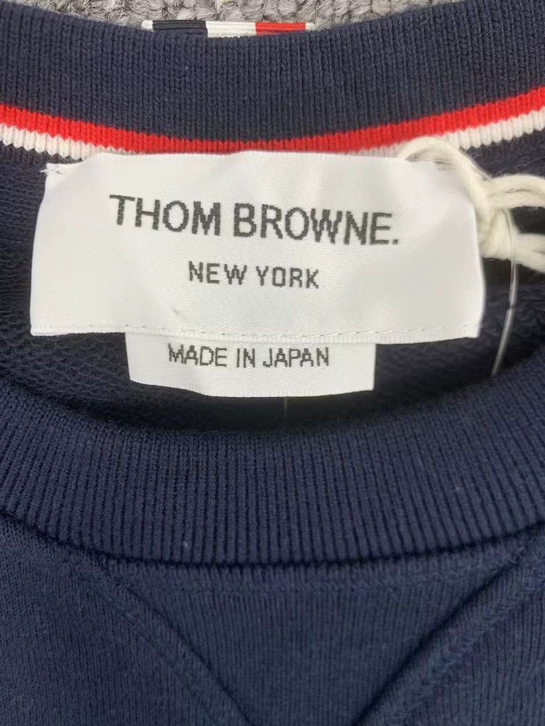 Thom Browne Thom Browne Classic Sweater Navy Blue-dmc Size US M / EU 48-50 / 2 - 3 Thumbnail