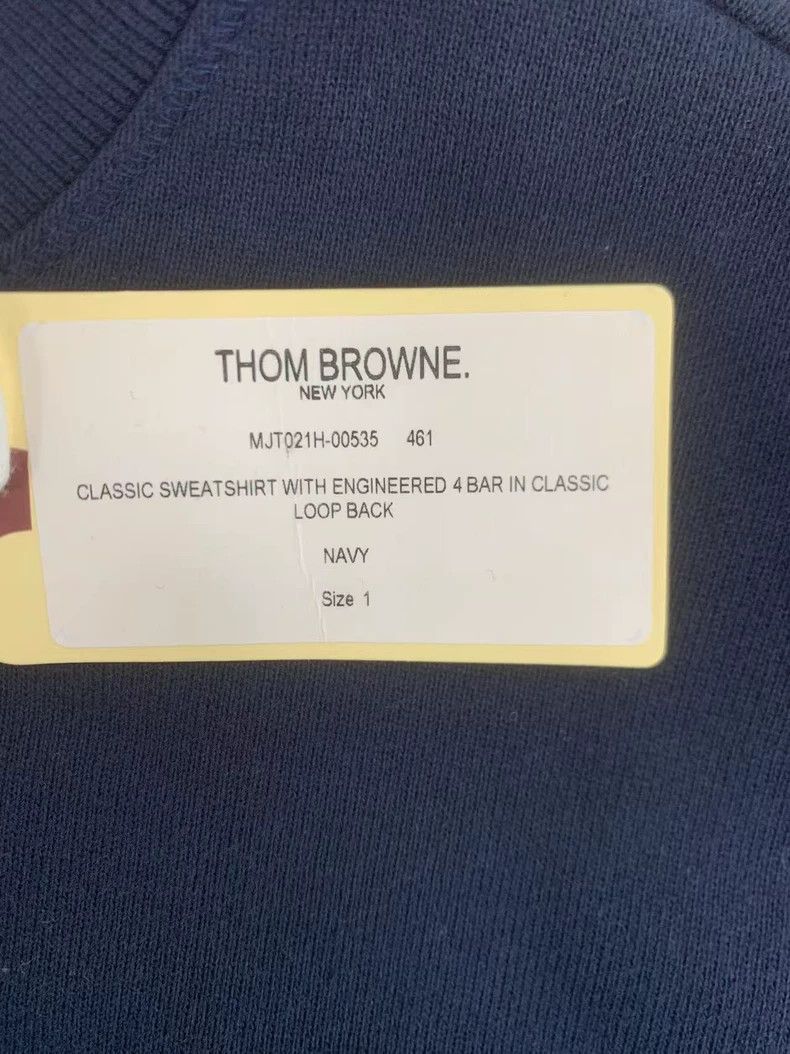 Thom Browne Thom Browne Classic Sweater Navy Blue-dmc Size US M / EU 48-50 / 2 - 5 Thumbnail