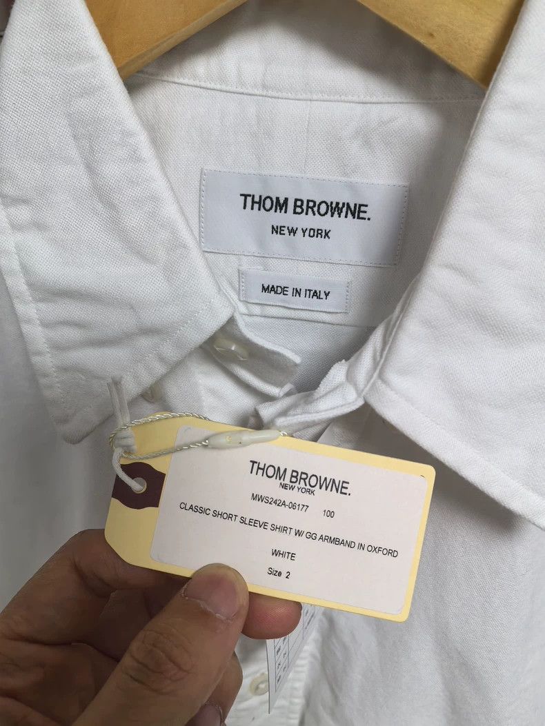 Thom Browne Thom Browne Short Sleeve Shirt for Men-dmc Size US M / EU 48-50 / 2 - 2 Thumbnail
