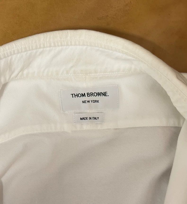 Thom Browne Thom Browne Long Sleeve Oxford Shirt-dmc Size US M / EU 48-50 / 2 - 4 Thumbnail