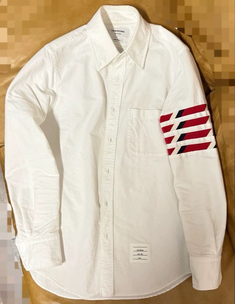 Thom Browne Thom Browne Long Sleeve Oxford Shirt-dmc Size US M / EU 48-50 / 2 - 2 Thumbnail