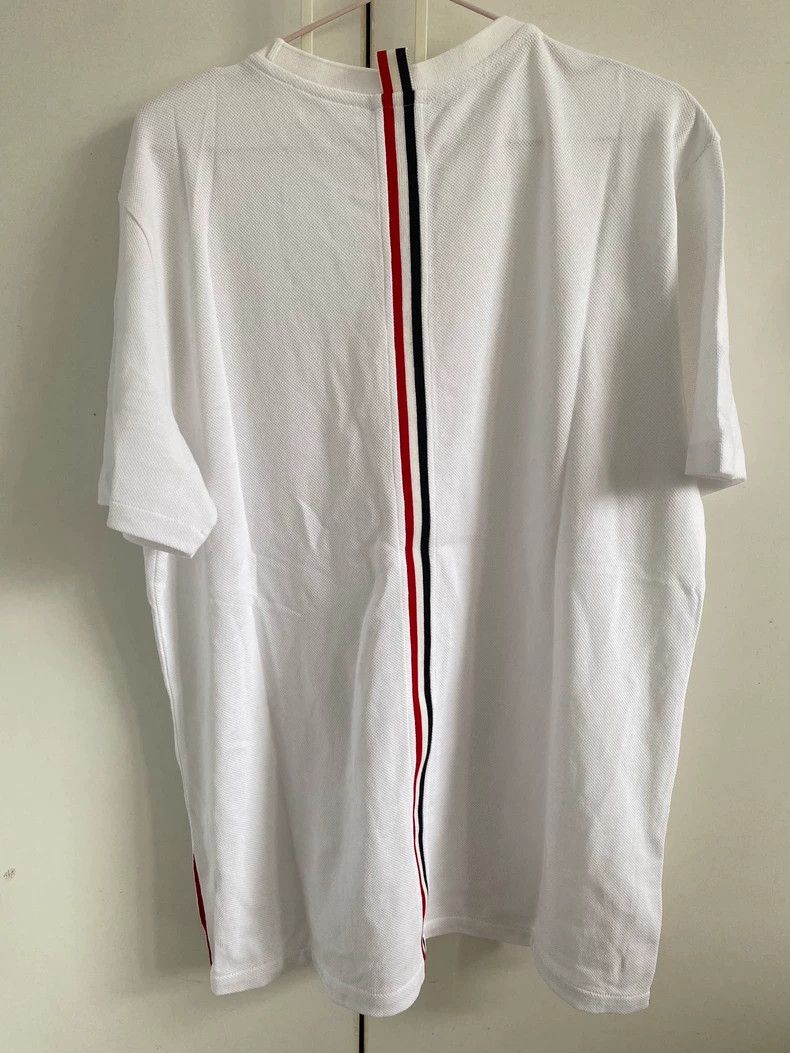 Thom Browne Thom Browne White Short Sleeve T-shirt-dmc Size US M / EU 48-50 / 2 - 2 Thumbnail