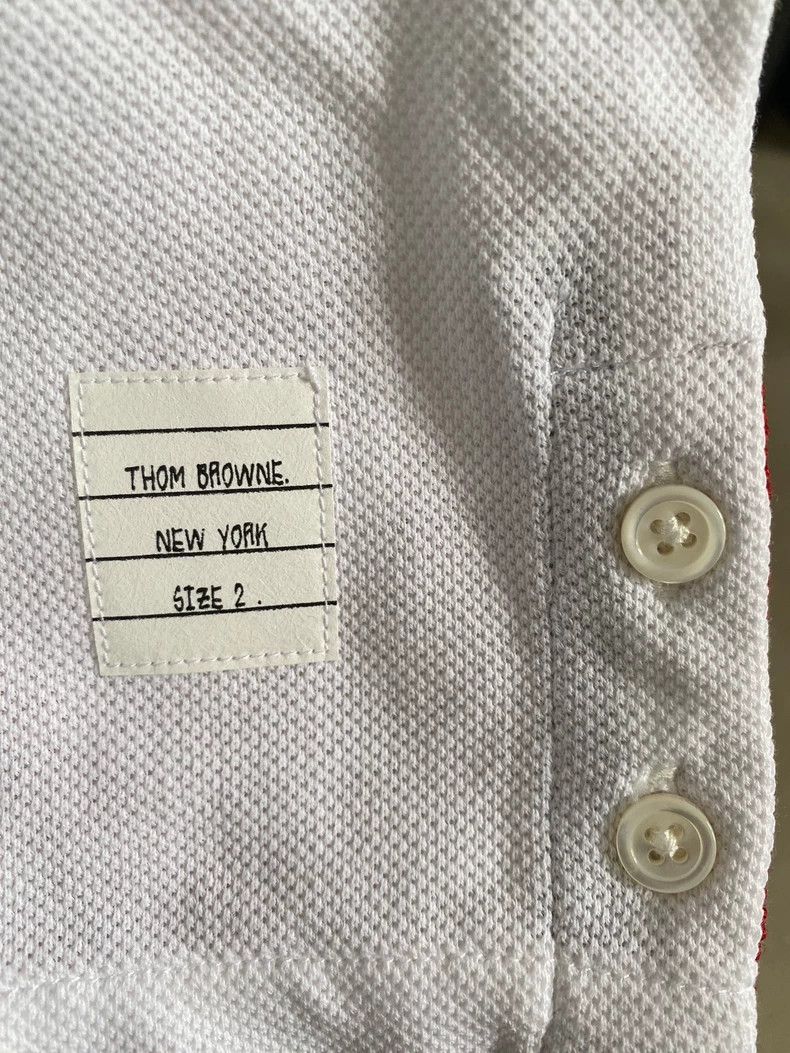 Thom Browne Thom Browne White Short Sleeve T-shirt-dmc Size US M / EU 48-50 / 2 - 7 Thumbnail