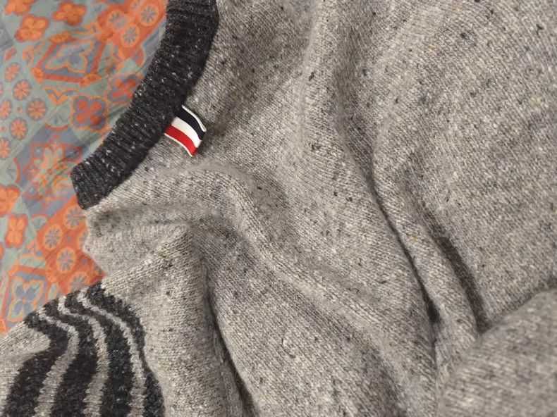 Thom Browne Thom Browne Wool Knit Sweater With Special Color-dmc Size US M / EU 48-50 / 2 - 4 Thumbnail