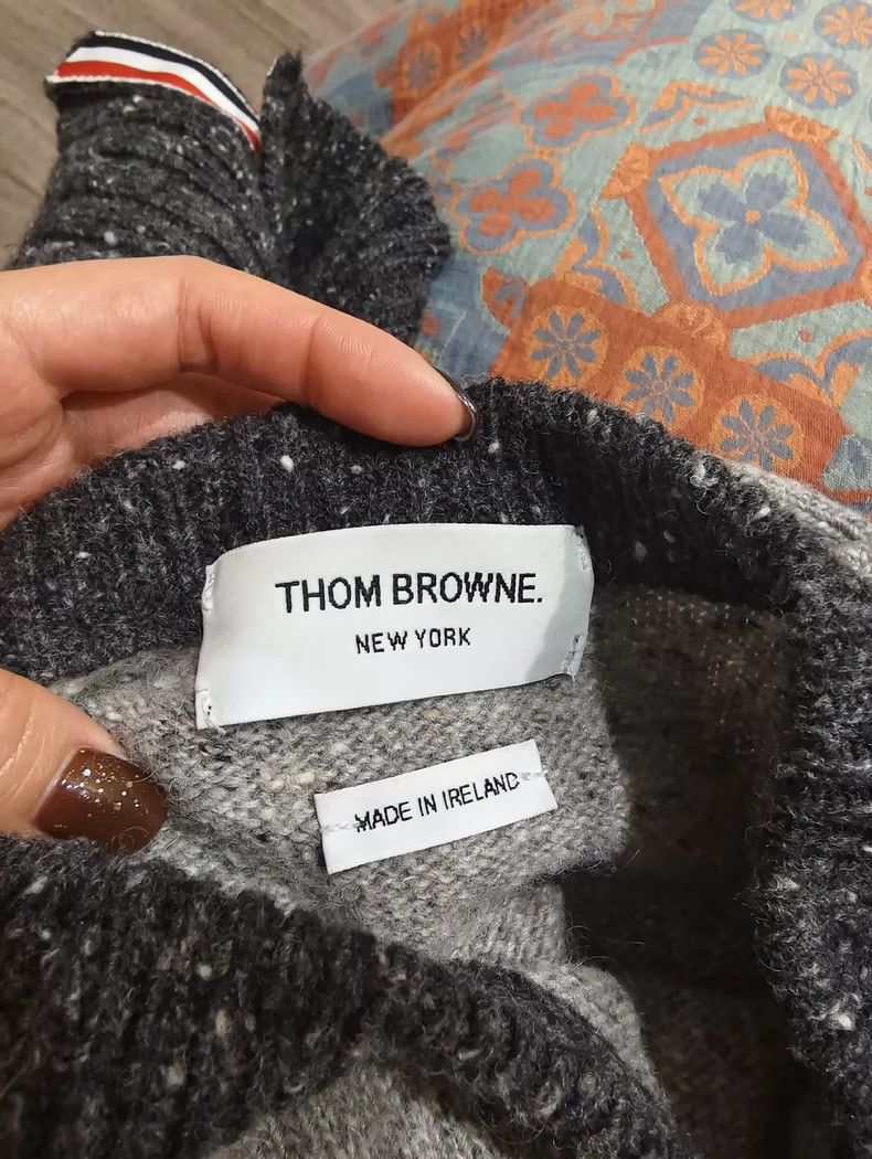 Thom Browne Thom Browne Wool Knit Sweater With Special Color-dmc Size US M / EU 48-50 / 2 - 2 Thumbnail
