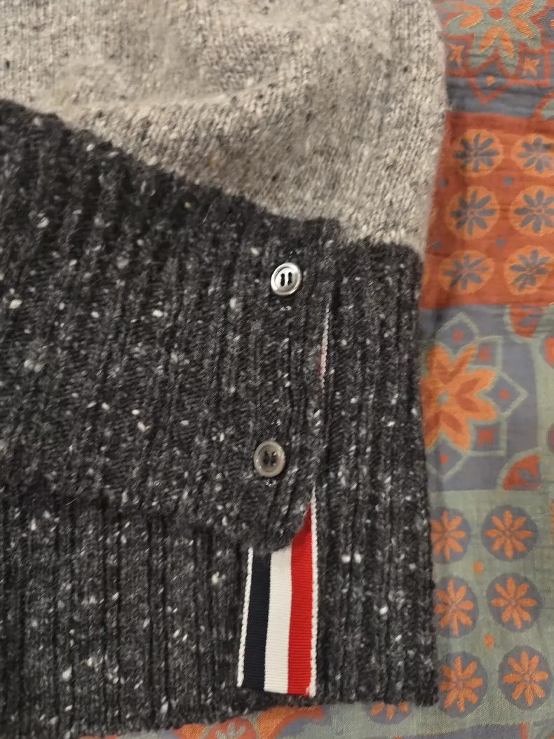 Thom Browne Thom Browne Wool Knit Sweater With Special Color-dmc Size US M / EU 48-50 / 2 - 5 Thumbnail