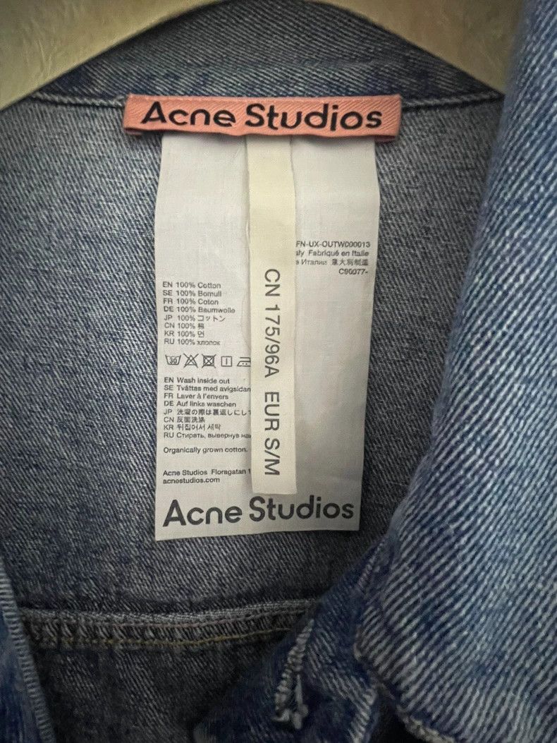 Acne Studios Vintage Oversized Denim Jacket in Blue-dmc Size US L / EU 52-54 / 3 - 3 Thumbnail