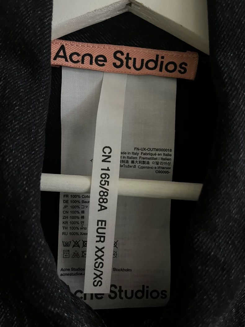 Acne Studios Acne Studios Black Denim Jacket for Men-dmc Size US L / EU 52-54 / 3 - 3 Thumbnail