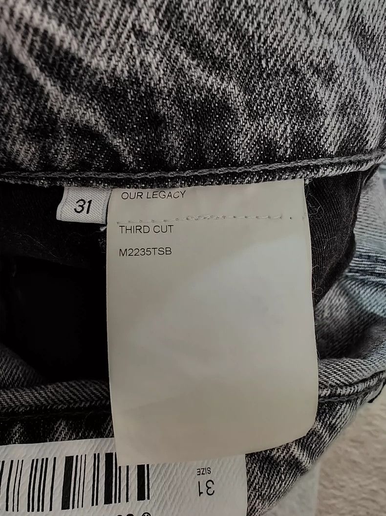 Our Legacy Our Legacy Classic Wash Gray Denim Pants-dmc Size US 31 - 8 Thumbnail