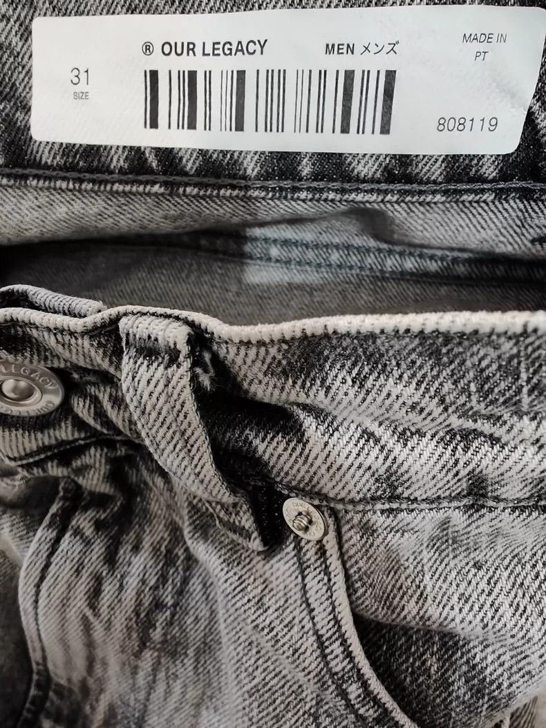 Our Legacy Our Legacy Classic Wash Gray Denim Pants-dmc Size US 31 - 5 Thumbnail