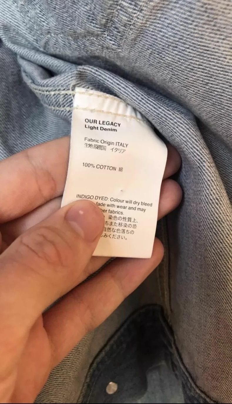 Our Legacy Our Legacy Denim Jacket - Clean Fit-dmc Size US M / EU 48-50 / 2 - 3 Thumbnail