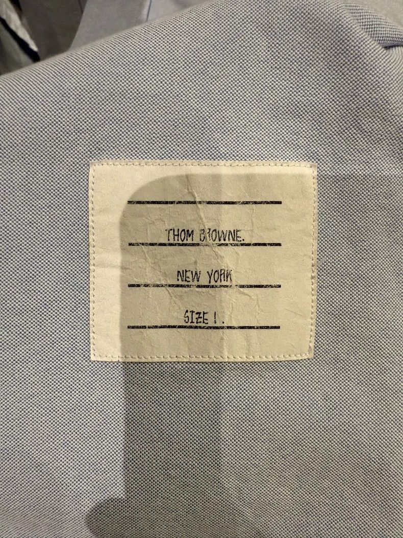 Thom Browne Thom Browne Light Blue Dress Shirt-dmc Size US S / EU 44-46 / 1 - 4 Thumbnail