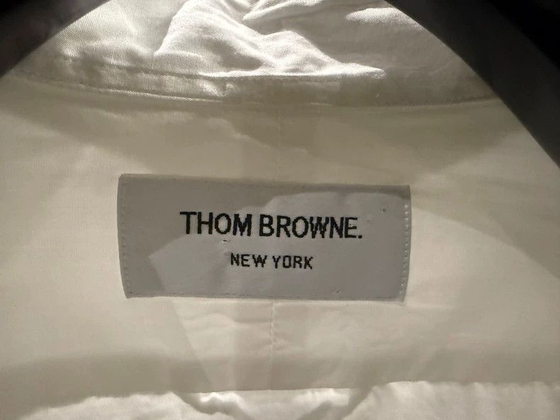 Thom Browne Classic Thom Browne White Dress Shirt-dmc Size US M / EU 48-50 / 2 - 3 Thumbnail