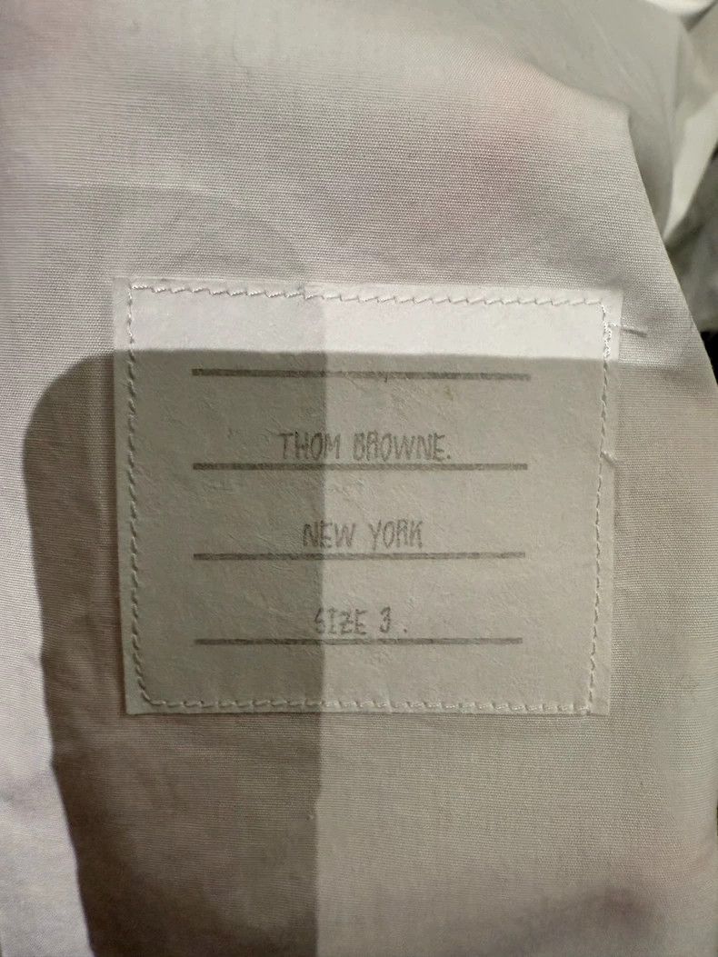 Thom Browne Classic Thom Browne White Dress Shirt-dmc Size US M / EU 48-50 / 2 - 5 Thumbnail