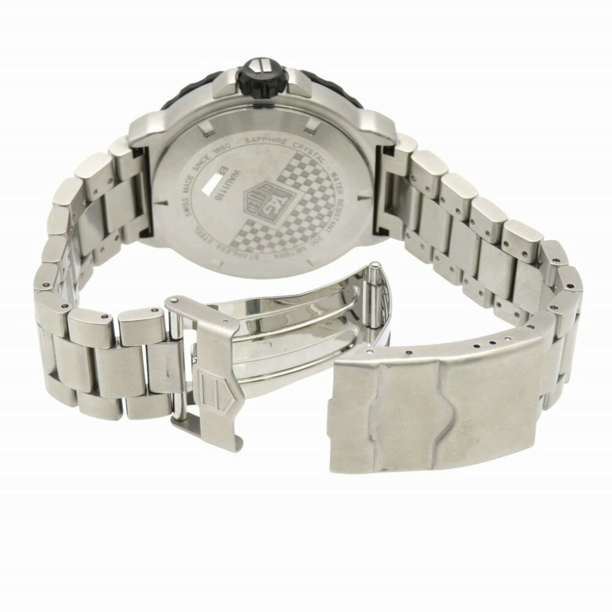 Tag Heuer TAG Heuer Formula 1 Date WAU1110.BA0858 Quartz Watch Stainless Steel Black Dial 1443TAG HEUER Men's Size ONE SIZE - 6 Thumbnail